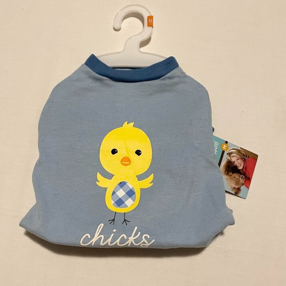 Martha Stewart Pets Dog Shirt Chicks Dig Me Tee Size Medium